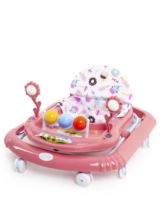 Tomix Детские ходунки Little Travel  / цвет розовый (Cake)