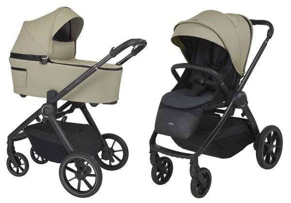 Espiro Коляска 2 в 1 Yoga / цвет nature touch (серо-бежевый)