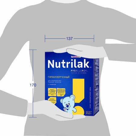 Nutrilak Смесь специализированная Premium Гипоаллергенный, с рождения, 300 г