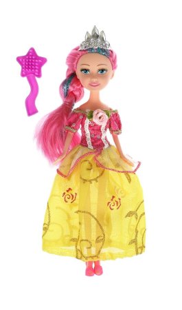 Кукла 23 см, в платье LIKEE GIRL в кор.2*48шт LG-D23-DIA-RU