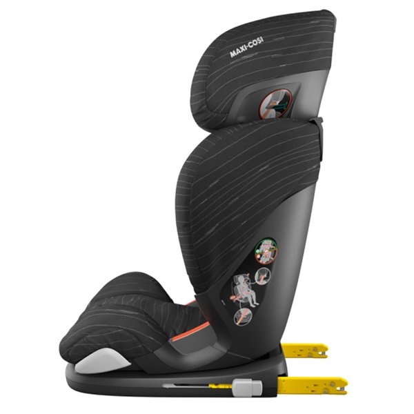 Maxi-Cosi Удерживающее устройство для детей 15-36 кг RodiFix Air Protect, цвет / Scribble Black (черный с полосками)