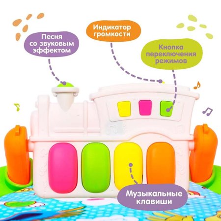 Развивающий музыкальный коврик «Сказочное облако»