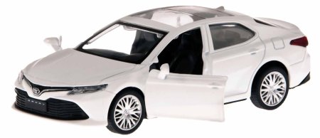 Автопанорама Металлическая лицензионная машинка Toyota Camry / цвет белый