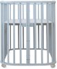 Incanto Кроватка детская  Mio / цвет серый, стойки белые