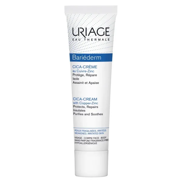 Uriage Bariederm Cica-Cream (УРЬЯЖ БАРЬЕДЕРМ ЦИКА-КРЕМ) с медью и цинком. тюбик 15 мл