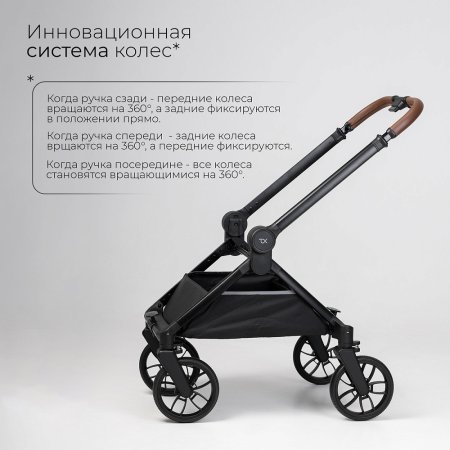 (Т) Коляска 2в1 Bambini Moretti Mirage  (Olive)
