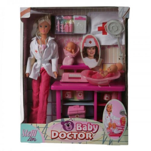 Кукла Штеффи-доктор, 3 куклы-малыша