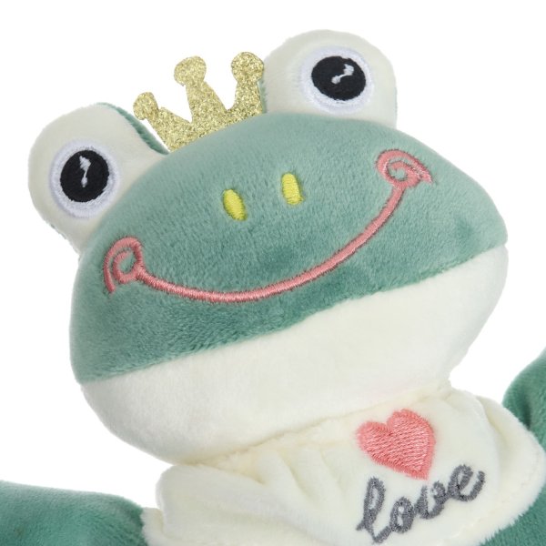 Крошка Я Погремушка мягкая на кольце «Лягушастик», арт.9900346