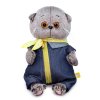 Budi Basa Мягкая игрушка Басик Baby в джинсовом комбинезоне BB-079