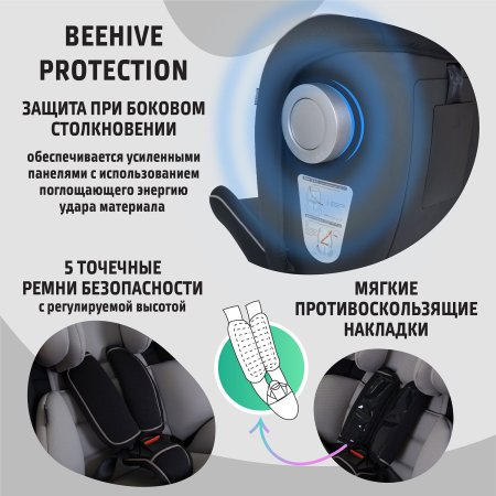 Nuovita Автокресло Maczione N123i-2 Isofix / цвет Grigio/Серый
