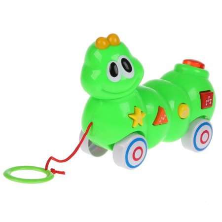 УМка Музыкальная каталка развивающая "Гусеница"