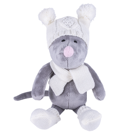 Softoy Игрушка Мышь в шапке, 36 см S889/20