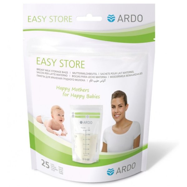 Ardo Пакеты для хранения и замораживания грудного молока Easy Store, 25 штук