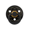 Пустышка латексная BIBS Colour - Layl - Black/Gold, 6+ месяцев.