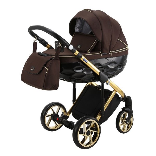 Фото товара BeBe-mobile Коляска Castello 3 в 1 / цвет BC101, шоколад 