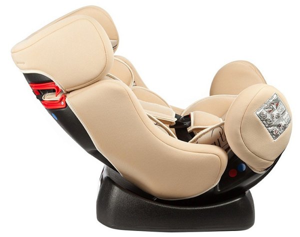 Zlatek Автокресло Flagman Lux (0-25 кг) / цвет винтаж (светло-бежевый)