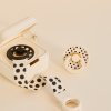 Пустышка латекс.BIBS Studio Colour - Polka - Ivory/Black, 6+ мес.