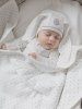 (м)01035 Конверт - плед р. 95х95 (Зайка серый)