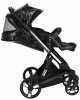 Ibebe Коляска 2 в 1 I-Stop Leathe / цвет crocodile black-black (черный)