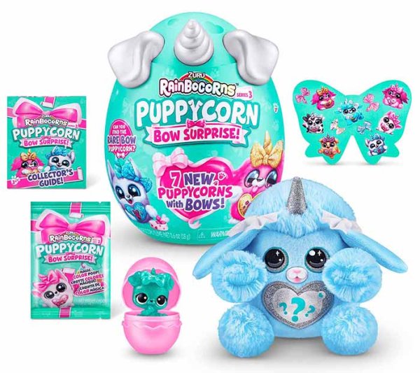 Zuru Игрушка Rainbocorns Puppycorn Bow Surprise в непрозрачной упаковке
