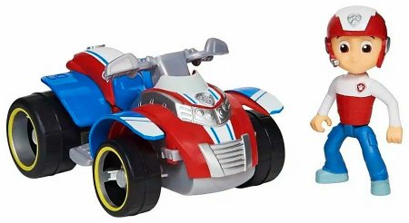 игрушка Paw Patrol Игровой набор Машинка с фигуркой Райдер, 15 см