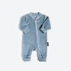 Mjolk Велюровый комбинезон, на манжетах / цвет Baby Blue