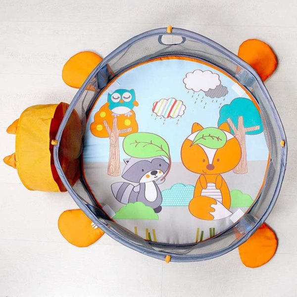 Крошка Я Развивающий коврик 3 в 1 «Лис»