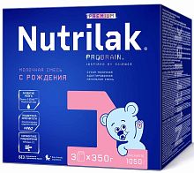 Nutrilak Молочная смесь Premium 1, с рождения, 1050 г					