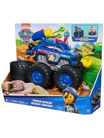 Paw Patrol (Щенячий патруль) игровой набор Делюкс Rescue Wheels с фигуркой Чейз, свет, звук.