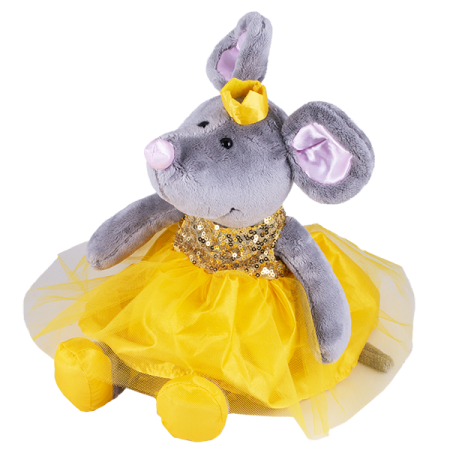 Softoy Игрушка Мышь в платье, 26 см S880/15