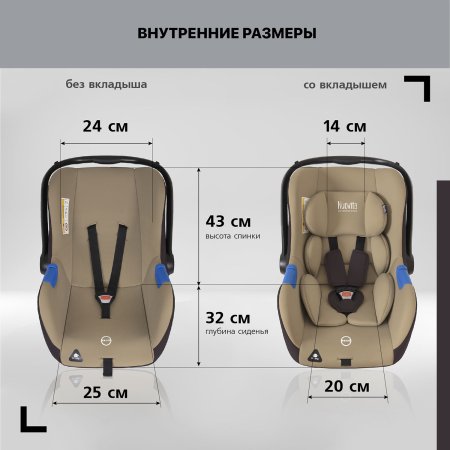 Nuovita Автокресло Maczione N0-1 / цвет Cioccolato/Шоколад