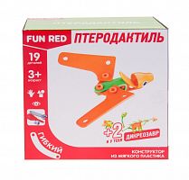 Fun Red Конструктор гибкий "Птеродактиль Fun Red", 19 деталей					