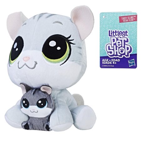 Hasbro Littlest Pet Shop Игрушка мягконабивная "Пет и его малыш"