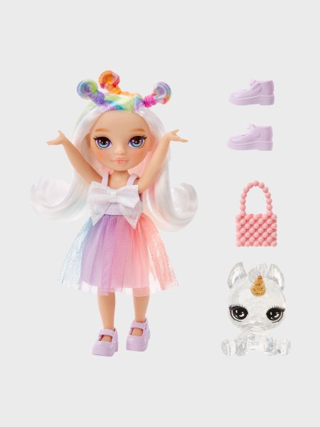 Рейнбоу Хай Кукла Littles Опал разноцветная с аксессуарами RAINBOW HIGH