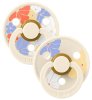 Bibs Набор латексных пустышек Studio Colour, 6+ месяцев Morning Bloom - Ivory Mix