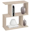 Polini Home Стеллаж фигурный Smart, 2 секции / цвет дуб