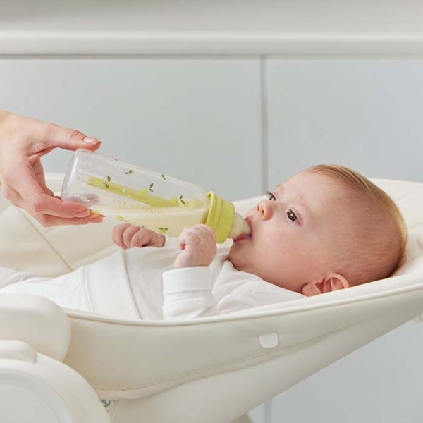 Happy Baby Бутылочка для кормления с силиконовой соской Lemon, 250 мл