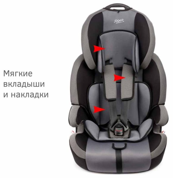 Siger Автокресло SG517 (9-36 кг) / цвет серый
