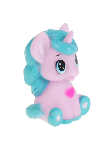 КАПИТОШКА Игрушка пластизоль для ванны "Единорог", в сетке YF-06-2023