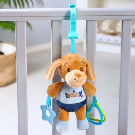 Крошка Я Подвеска- погремушка «Щенок Маф»