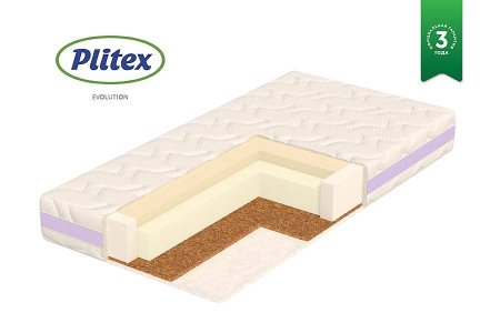 Plitex Матрац детский Evolution "Memory Flex" 1190х600х120мм