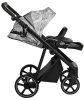 Roan Коляска 2 в 1 Sol Flowers / цвет Gray-black (серый-черный)