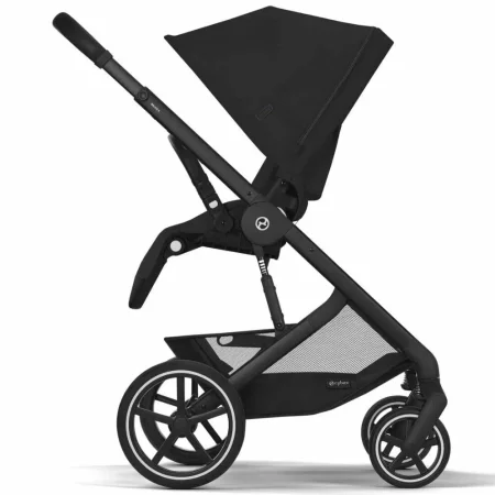 Коляска прогулка CYBEX Balios S Lux BLK+дожд  (Moon Black)