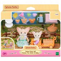 Sylvanian Families Набор для пикника Сестра и малыш лисицы-фенека					