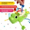 Развивающая игрушка "Динозаврик" цвет зелёный  