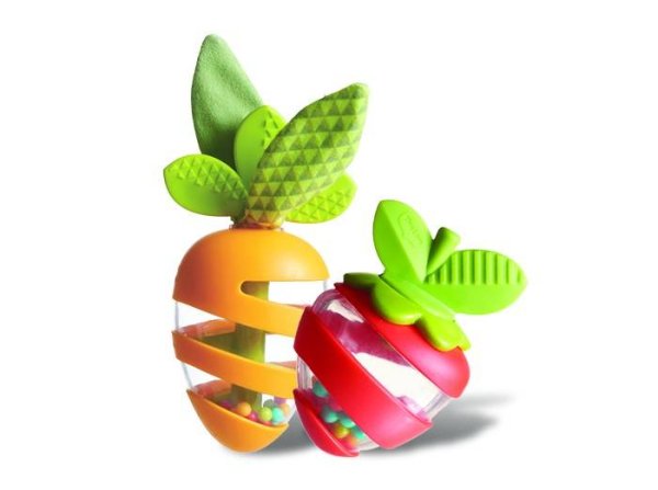 Tiny Love Развивающая игрушка "Морковка и Клубничка"