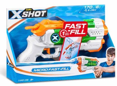 Zuru Водный бластер X-Shot Water "Фаст-Филл Микро"