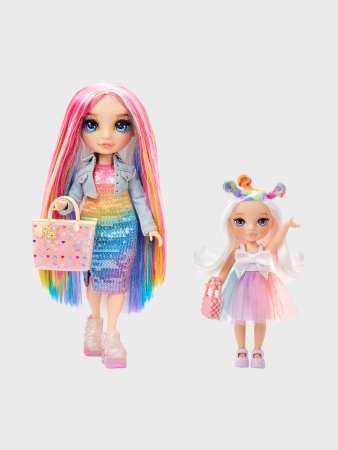 Рейнбоу Хай Кукла Littles Опал разноцветная с аксессуарами RAINBOW HIGH