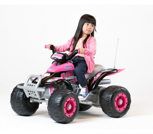 Детский квадроцикл Peg Perego Corral T-Rex / розовый