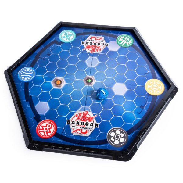 игрушка Spin master игровой набор bakugan с ареной и фигуркой-трансформером / цвет синий